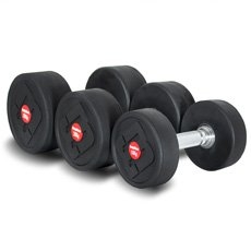 Bodymax 5Kg Pro v4 Rubber Dumbbells (Pair)