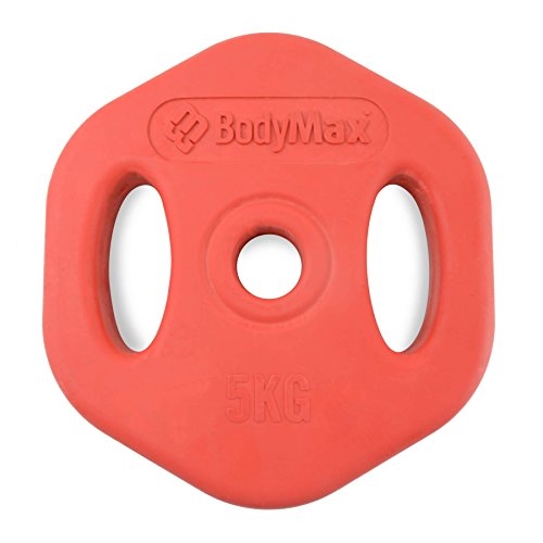 Bodymax 5Kg Red Rubber Studio Disc (single)