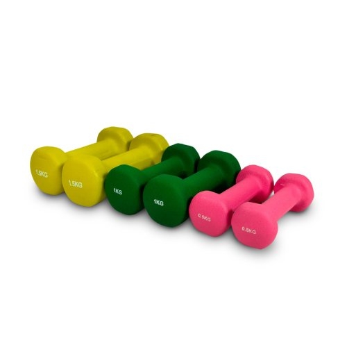 Bodymax 6Kg Vinyl Dumbbell Set