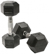 Bodymax Bar Rubber Dumbbells – 2 x 1 kg