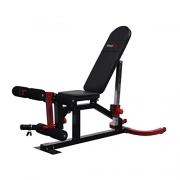 Bodymax CF510 Elite Utility Flat-Incline-Decline Bench with Leg Curl and Preacher