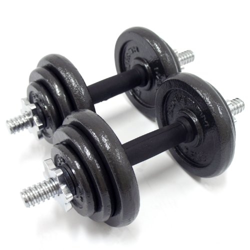 Bodymax Deluxe 15kg Hammertone Dumbbell Kit