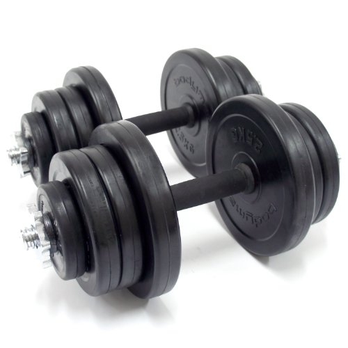 Bodymax Deluxe – 25kg Rubber Dumbbell Kit