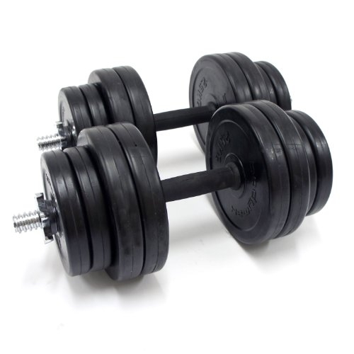 Bodymax Deluxe 35kg Rubber Dumbbell Kit