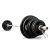 Bodymax Gym Bar with Grooved Rubber Discs and Spring Collars 6ft