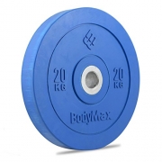 Bodymax Olympic Rubber Bumper Weight Disc Plate – Blue 20kg