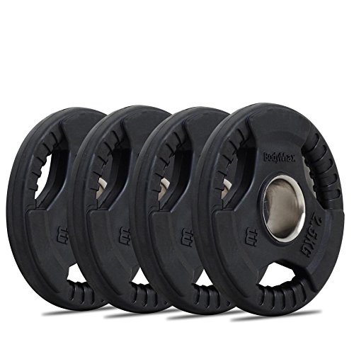 Bodymax Olympic Rubber Radial Weight Plates – 4 x 2.5kg
