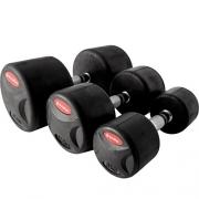 Bodymax Pro Rubber II Dumbbells – 2 x 20kg
