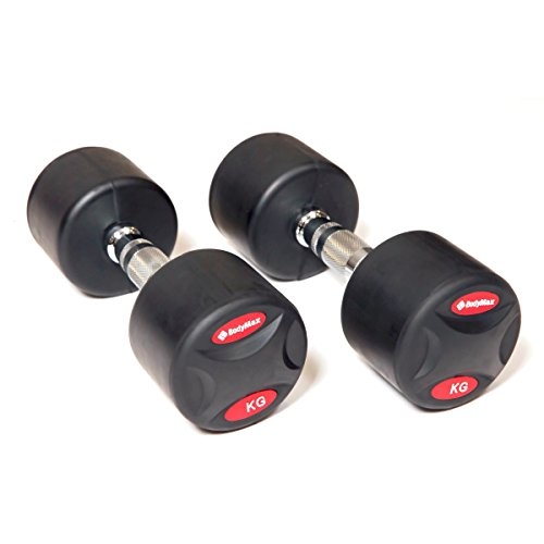 Bodymax Pro Rubber II Dumbbells – 2 x 2kg