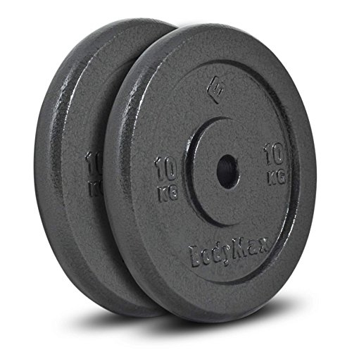 Bodymax Standard Hammertone Weight Disc Plates – 2 x 10kg