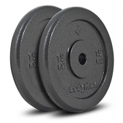 Bodymax Standard Hammertone Weight Disc Plates – 2 x 15kg
