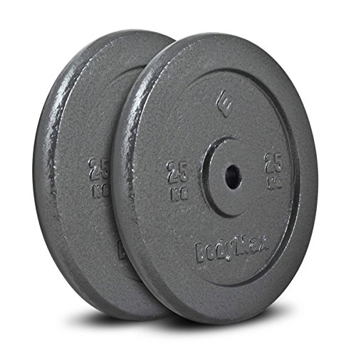 Bodymax Standard Hammertone Weight Disc Plates – 2 x 25kg