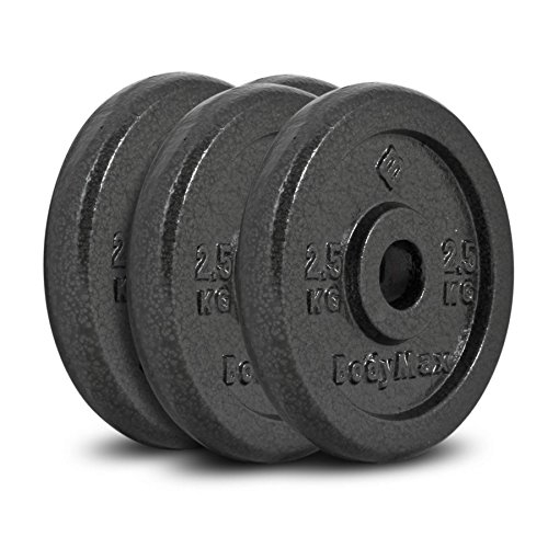 Bodymax Standard Hammertone Weight Disc Plates – 4 x 2.5kg