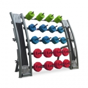 Bodymax Studio Barbell Set Rack – 20 Set Capacity