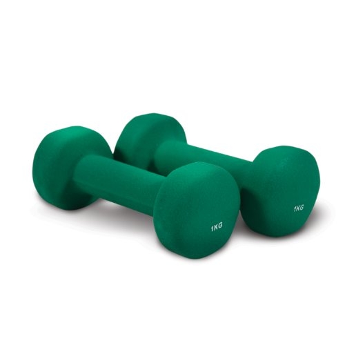 Bodymax Vinyl Dumbbell Pair – 2 x 1kg