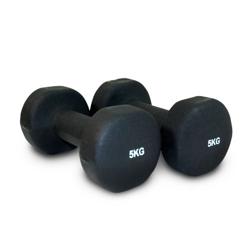 Bodymax Vinyl Dumbbell Pair – 2 x 5kg