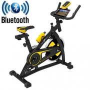 Nero Sports Bluetooth Upright Exercise Bike Indoor Studio Cycles Aerobic Training Fitness Cardio Bike